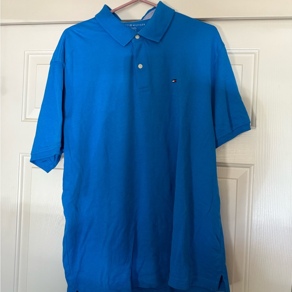 Tommy Hilfiger Men's Vibrant Blue Polo